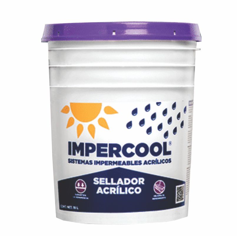 SELLADOR ACRILICO IMPERCOOL CUBETA 19LTS CEMIX     