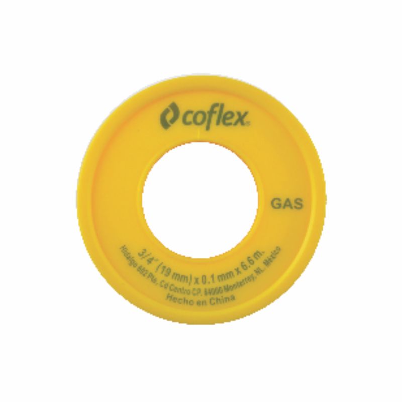 CINTA TEFLON AMARILLA P/GAS 1/2"X260 WTG12-60 COFL 