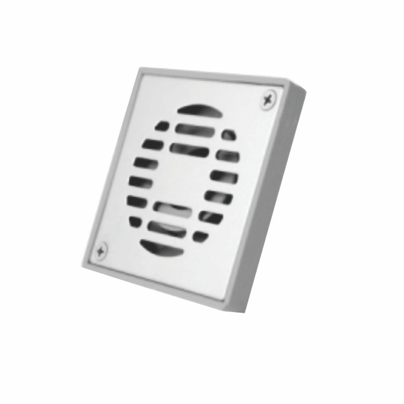 COLADERA CUADRADA 4" PC-162 REJILLA A.INOX COFLEX  