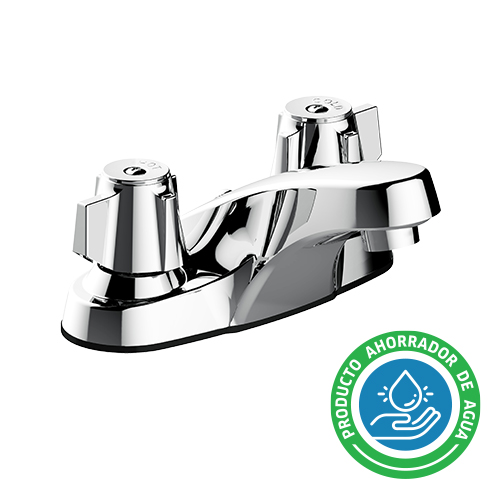 MEZCLADORA PARA LAVABO CROMADA GL-D200 COFLEX        