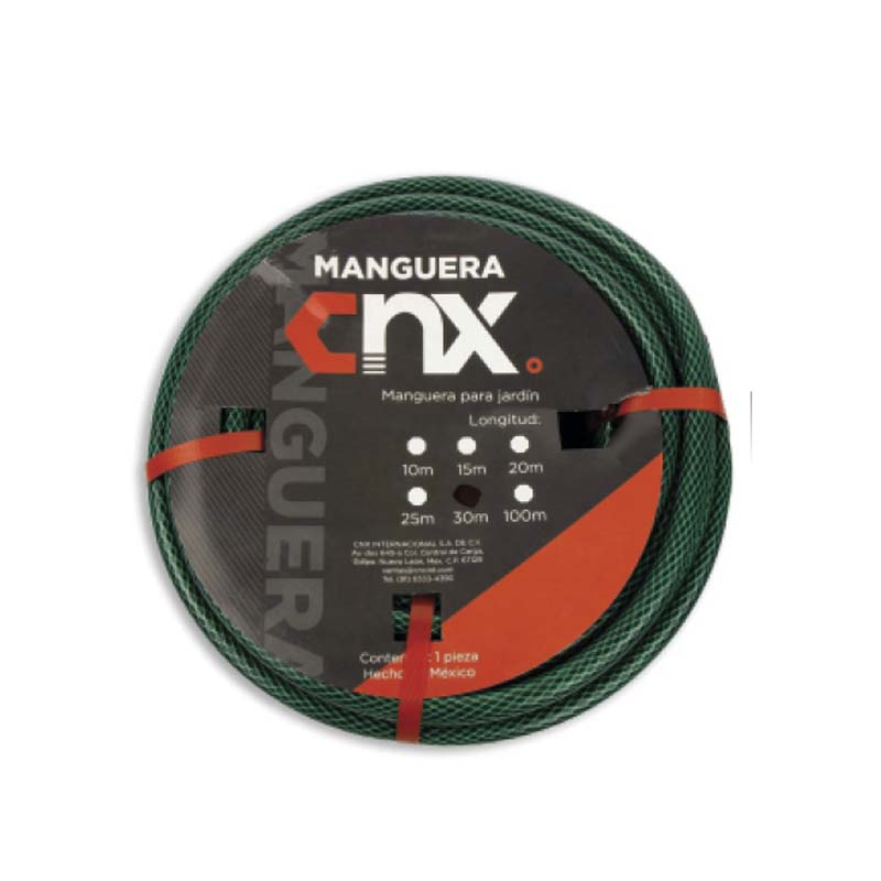 MANGUERA JARDIN ARMADA 3 CAPAS 1/2X10MTS CNX       