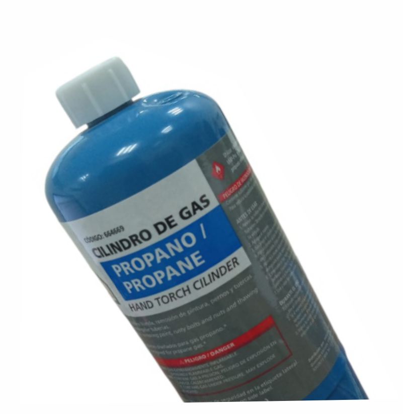 TANQUE DE GAS PROPANO 400GR. AZUL IUSA             