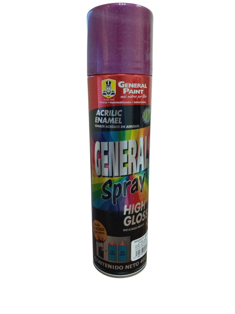 PINTURA AEROSOL MAGENTA METALICO GENERAL A2693     