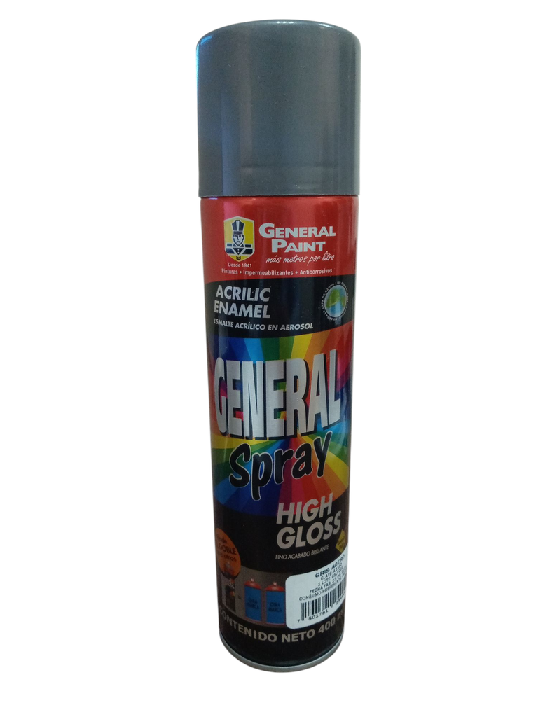 PINTURA AEROSOL GRIS ACERO GENERAL PAINT A2310
