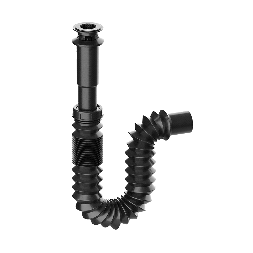 CESPOL FLEXIBLE TIPO "P" NEGRO 2235N 55CM
