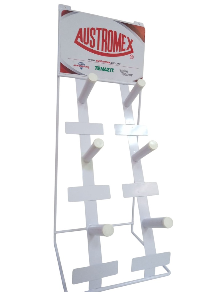 EXHIBIDOR DE DISCOS 6 POSICIONES 90113 AUSTROMEX