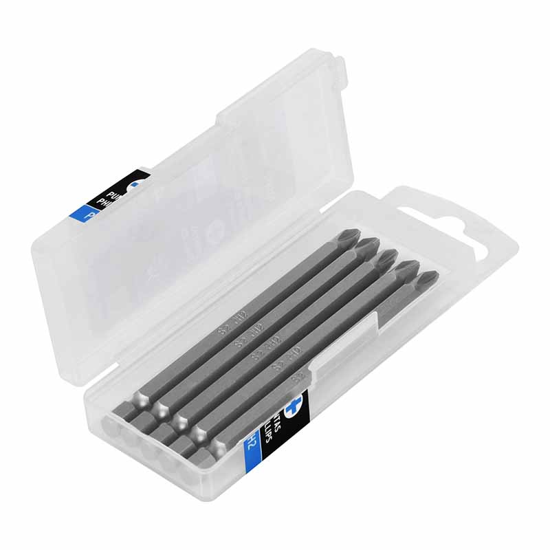 PUNTAS P/DESARMADOR 4" 5PZ PUDE-1402 PH2 TRUPER    