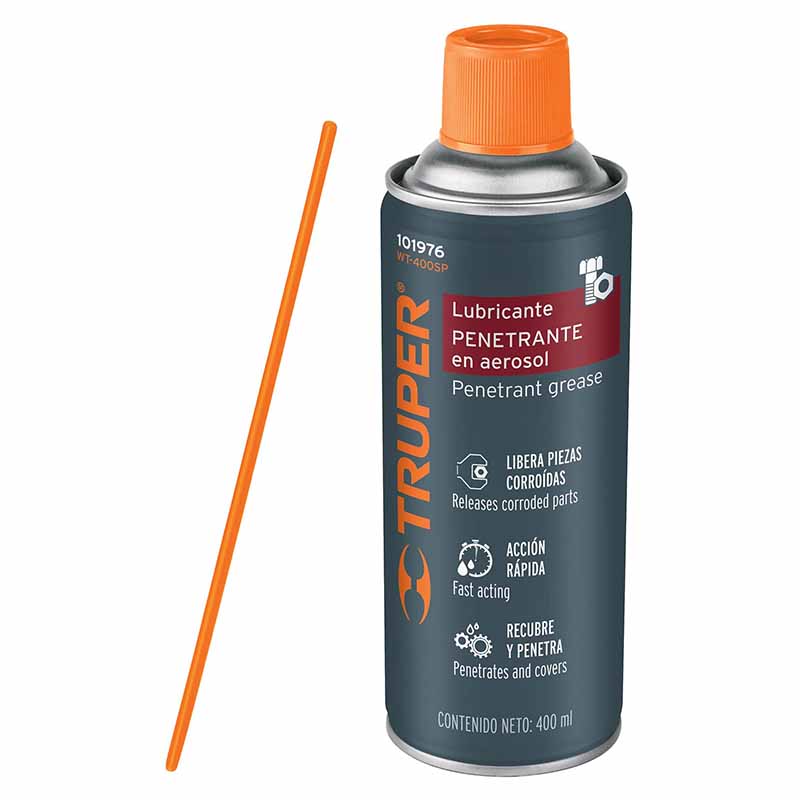 LUBRICANTE PENETRANTE AEROSOL WT-400SP 400ML TRUPE 