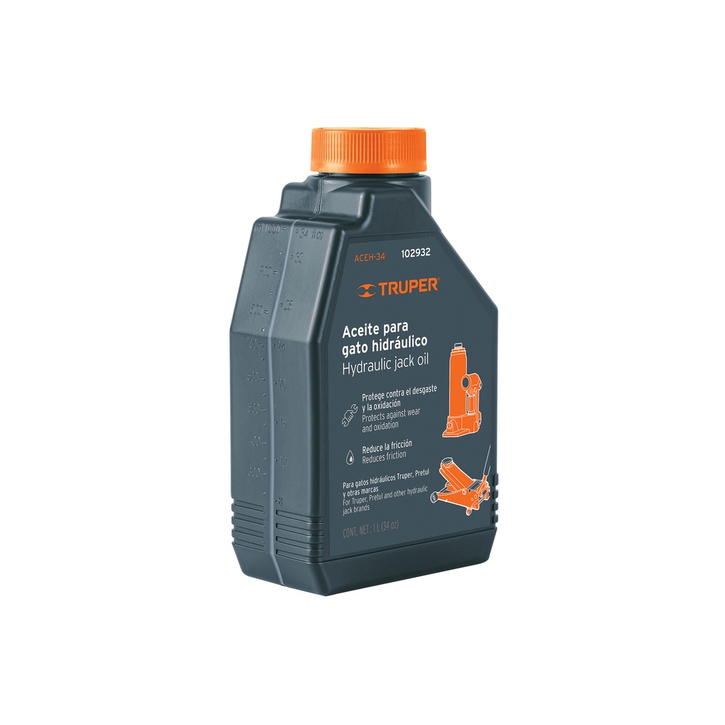 ACEITE HIDRAULICO P/GATOS ACEH-34 LTO. TRUPER      