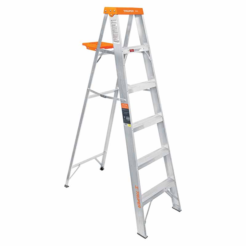 ESCALERA D/ALUM D/TIJERA T/II EST-25 TRUPER        