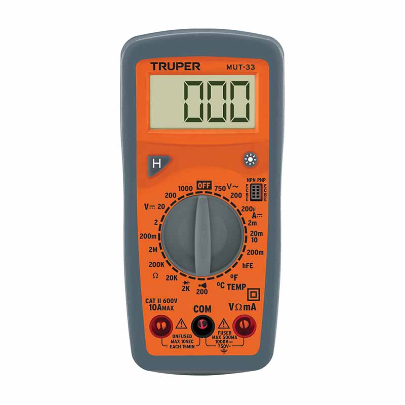 MULTIMETRO DIGITAL JUNIOR MUT-33 TRUPER            