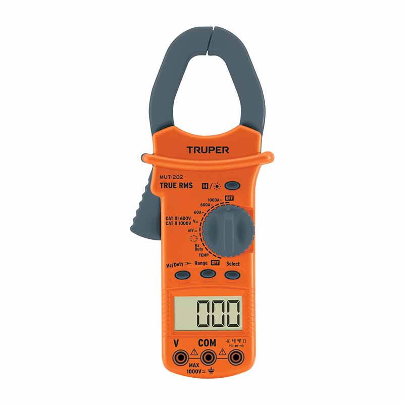 MULTIMETRO DIGITAL C/GANCHO MUT-202 TRUPER           