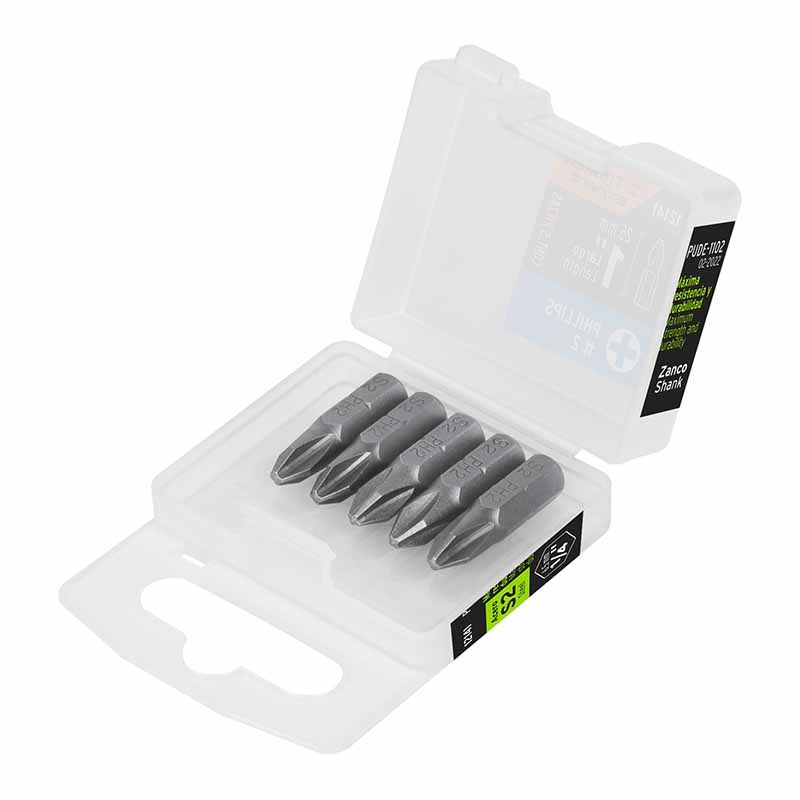 PUNTAS P/DESARMADOR PH2 5PZ PUDE-1102 TRUPER       
