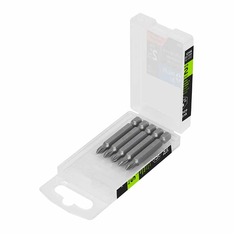 PUNTAS P/DESARMADOR PHIL.5PZ PUDE-1201 TRUPER      