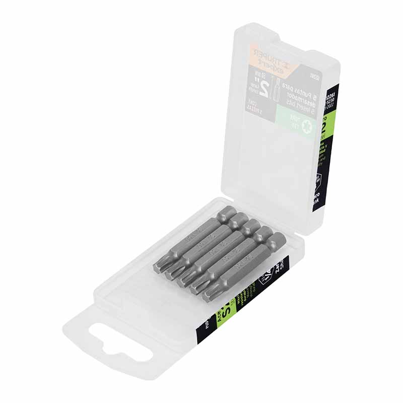 PUNTAS P/DESARMADOR T30 2" PUDE-5230 5PZ TRUPER    
