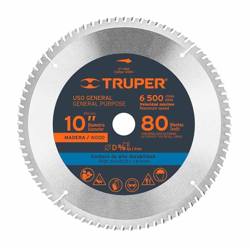 SIERRA CIRCULAR P/MADERA 10"ST-1080 TRUPER         