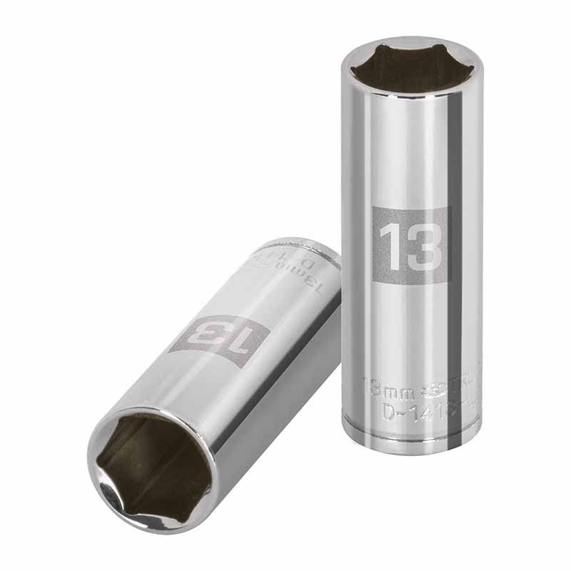 DADO LARGO 1/4"X13MM  MET D-1413-LM TRUPER         