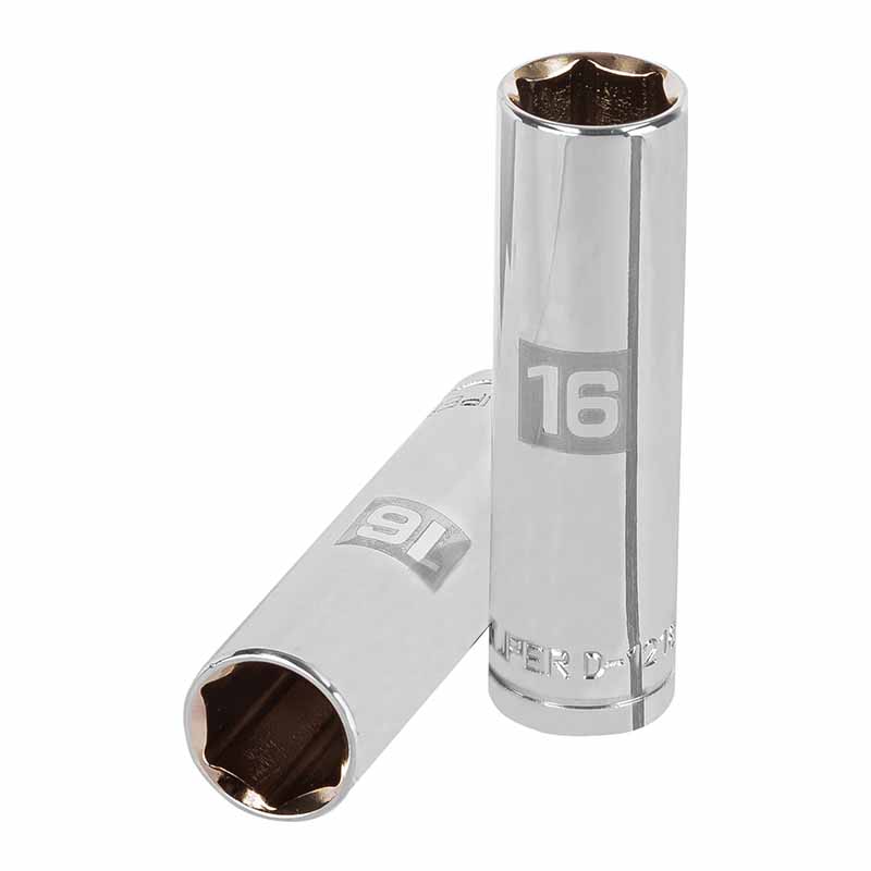 DADO LARGO CUADRO 1/2"HEX.16MM D-1216-ML TRUPER    
