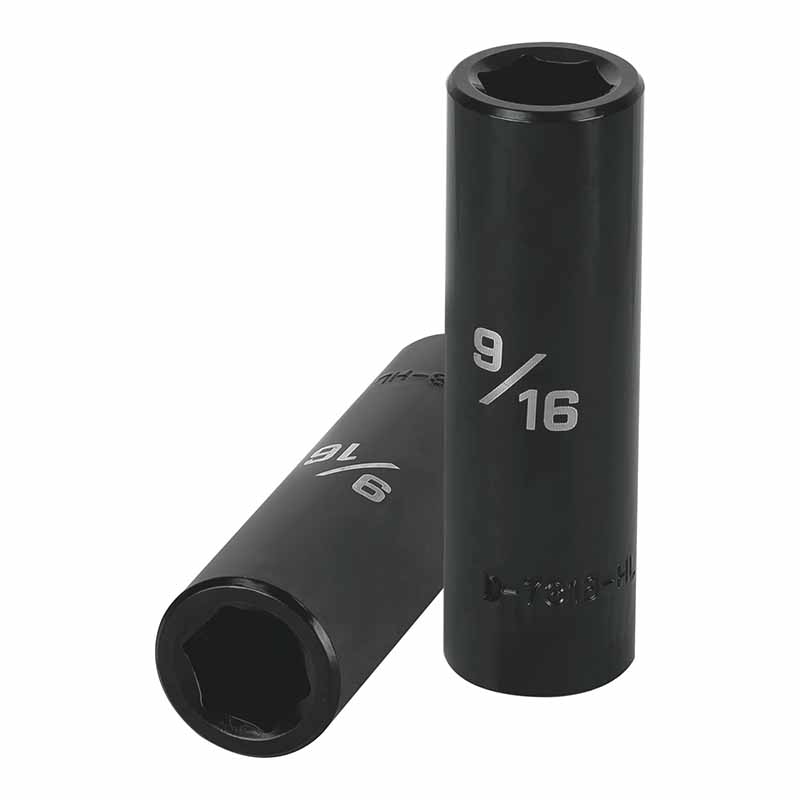 DADO LARGO IMPACTO DE 9/16', 6 PUNTAS, CUADRO 1/2', TRUPER