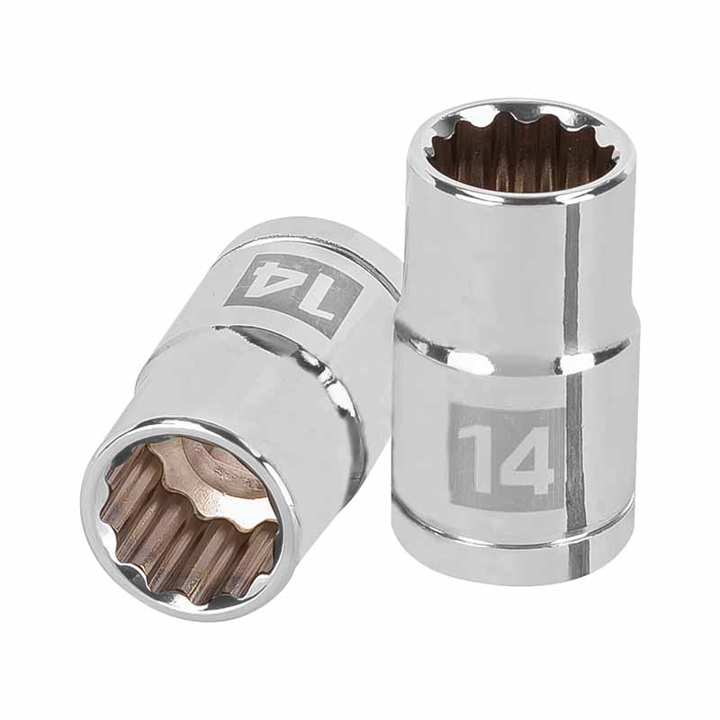 DADO MM 1/2"X14MM 12 PUNTAS D-1214-EM TRUPER        