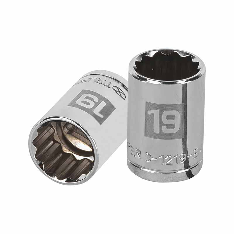 DADO MM 1/2"X19MM 12 PUNTAS D-1219-EM TRUPER          