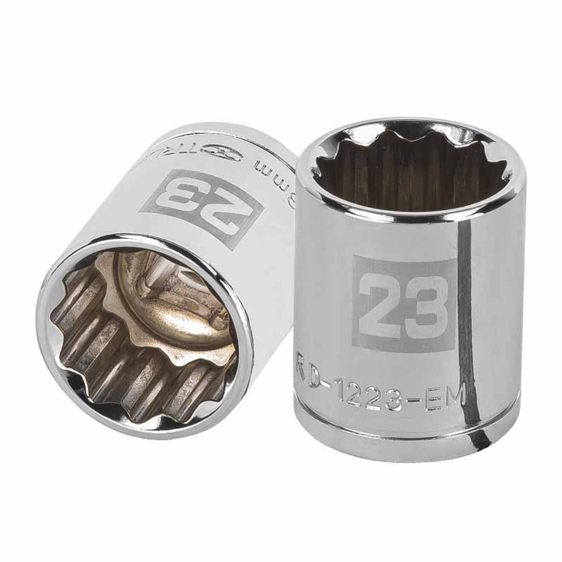 DADO MM 1/2"X23MM 12 PUNTAS D1223EM TRUPER         