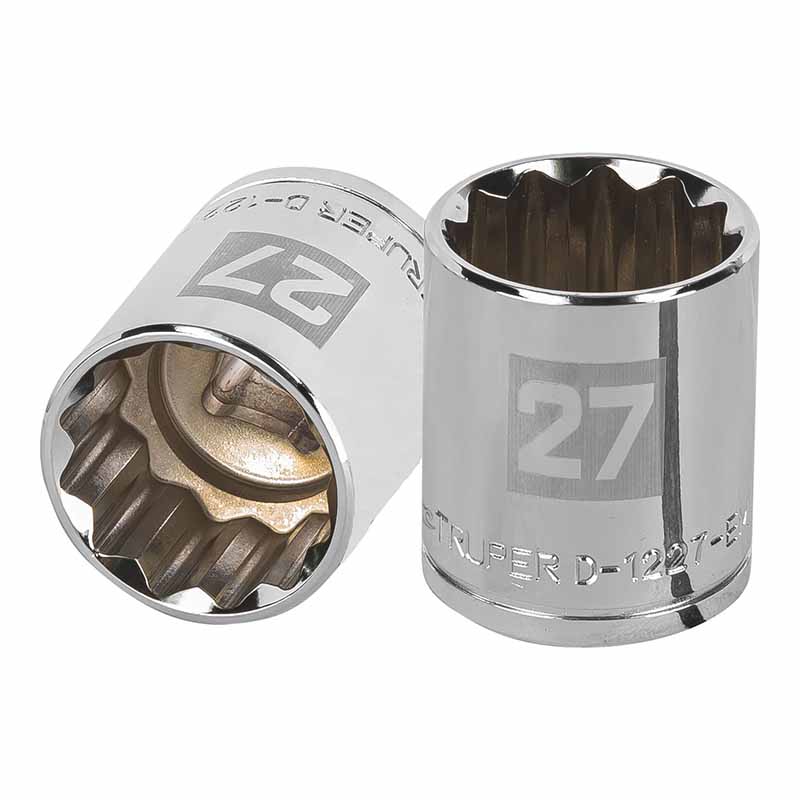 DADO MM 1/2"X27MM 12 PUNTAS D-1227-EM TRUPER          