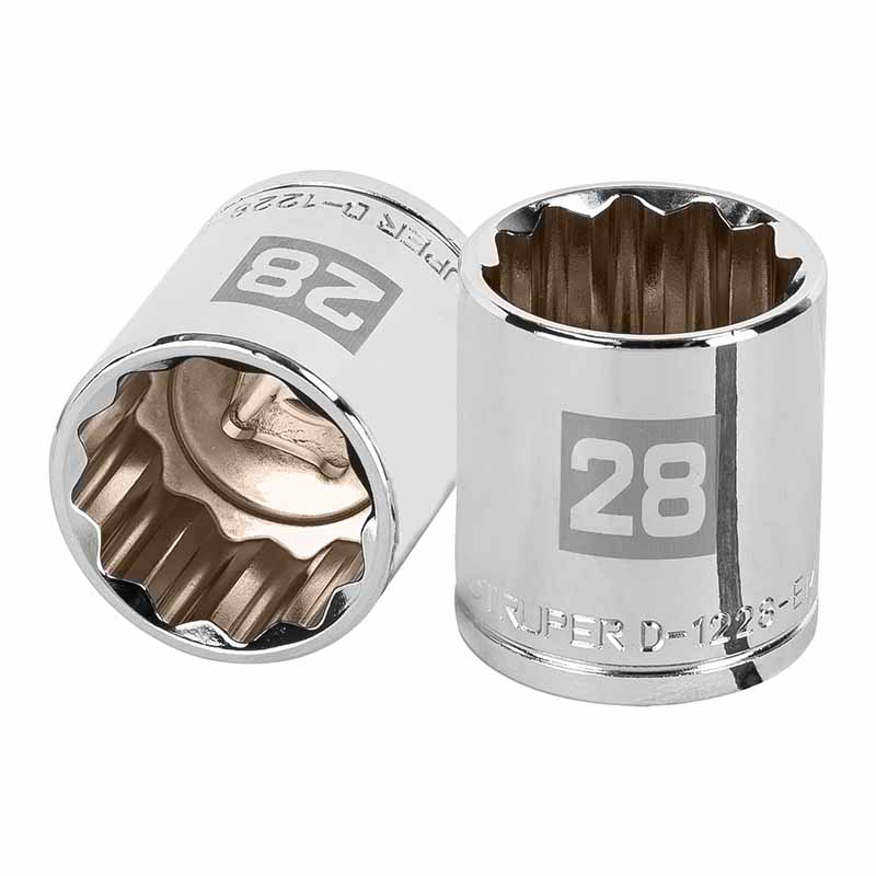 DADO MM 1/2"X28MM 12 PUNTAS D-1228-EM TRUPER          