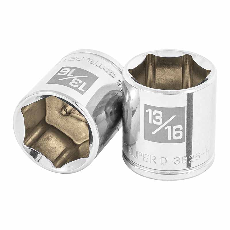 DADO STD 3/8"X13/16" 6 PUNTAS D-3826-H TRUPER            