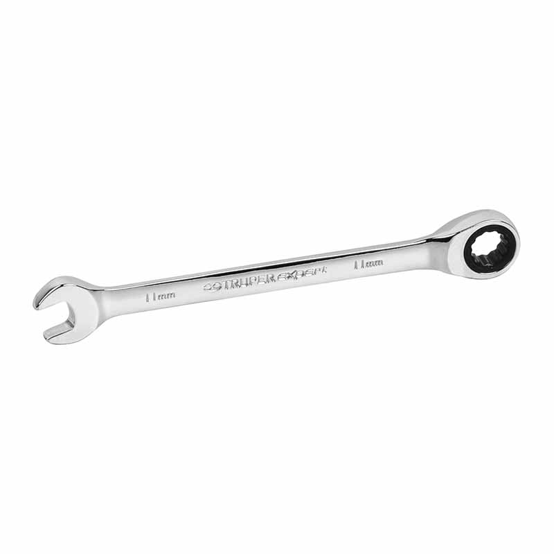LLAVE COMBINADA CON MATRACA 11MM X 160 MM LARGO, EXPERT