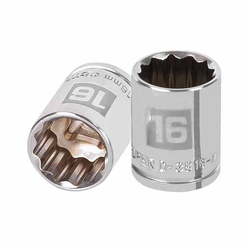DADO MM 3/8"X16 12 PUNTAS D-3816-M TRUPER             