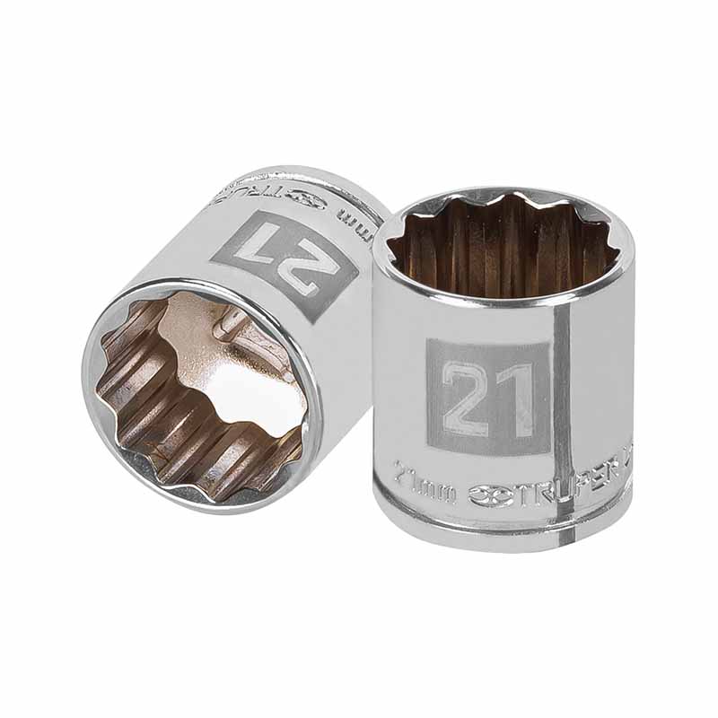 DADO MM 3/8"X21MM 12 PUNTAS D-3821-M TRUPER           