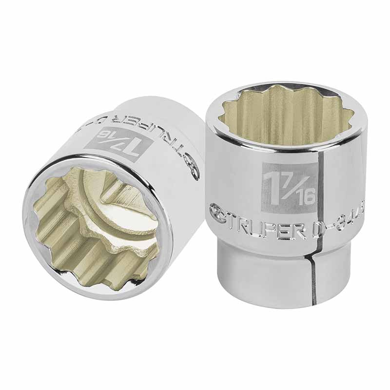 DADO CUADRO 3/4 ESTR. 1 7/16" D-3446 TRUPER             