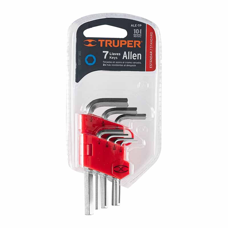LLAVES ALLEN STD 7 PZS ALE-7P TRUPER               