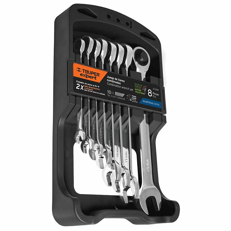 LLAVE COMBINADAS 8PZS JC-8XM MM TRUPER             