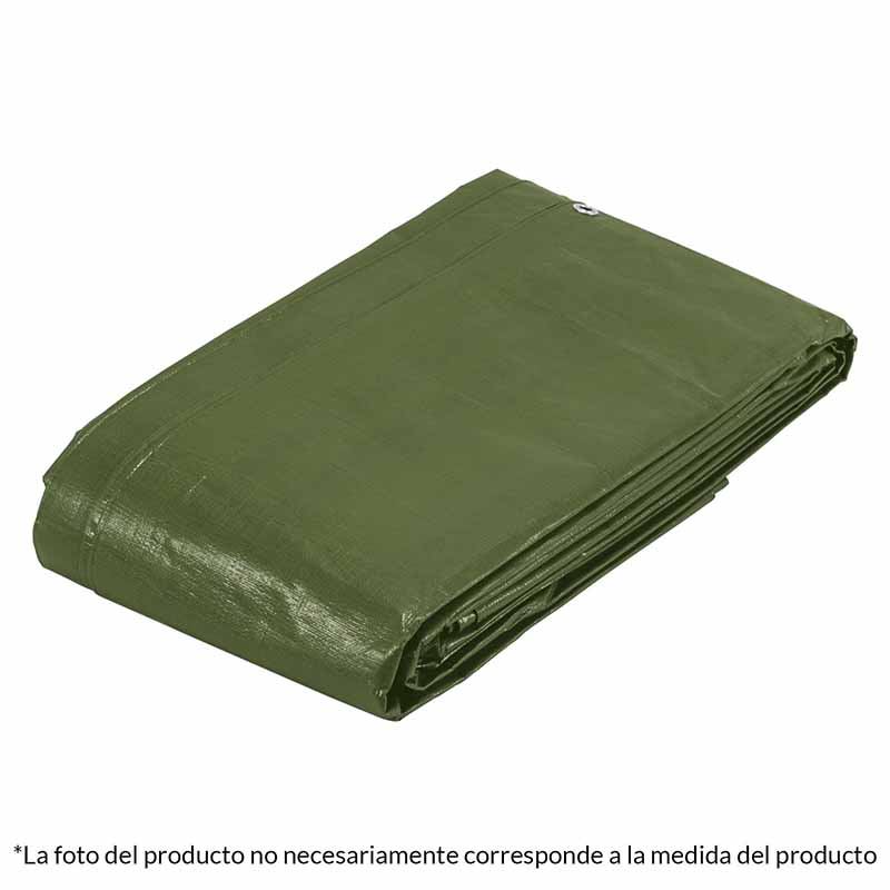 LONA USO RUDO VERDE OLIVO 2X3M LT-23X TRUPER       