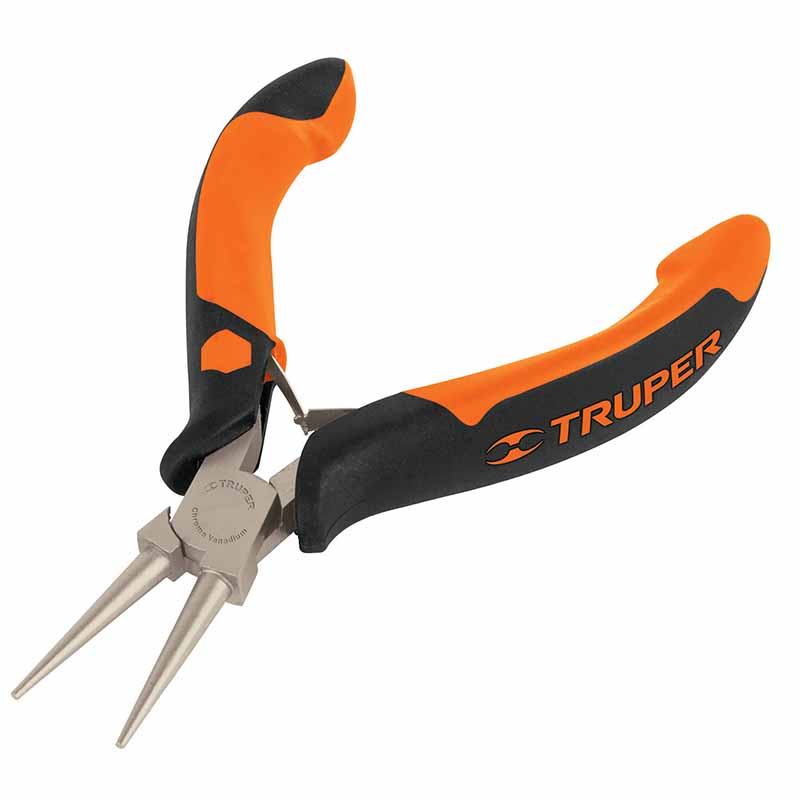 PINZA MINIATURA PUNTA CURVA MINI PM-PC4 TRUPER          