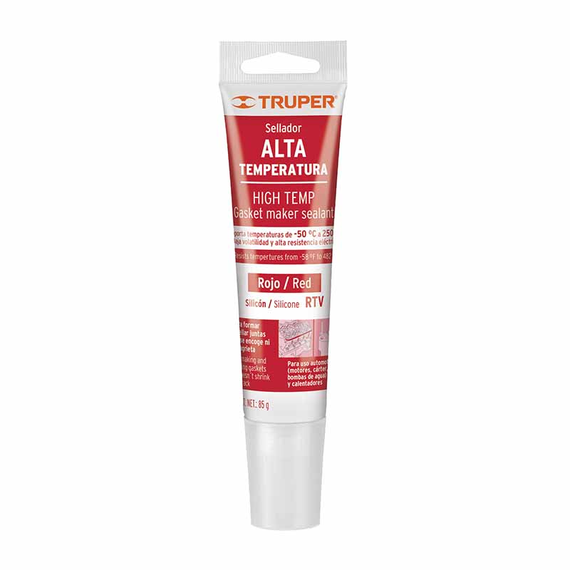 SELLADOR/SILICON ALTA TEMP.ROJO ALTE-R   TRUPER          
