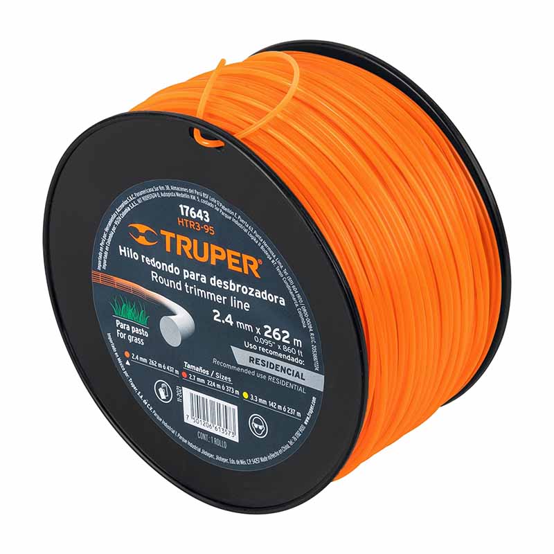 HILO REDONDO .095"-2.4MMX262M HTR3-95 TRUPER           