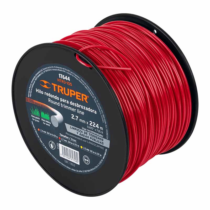 HILO REDONDO 0105"-2.7MMX224M HTR3-105 TRUPER             