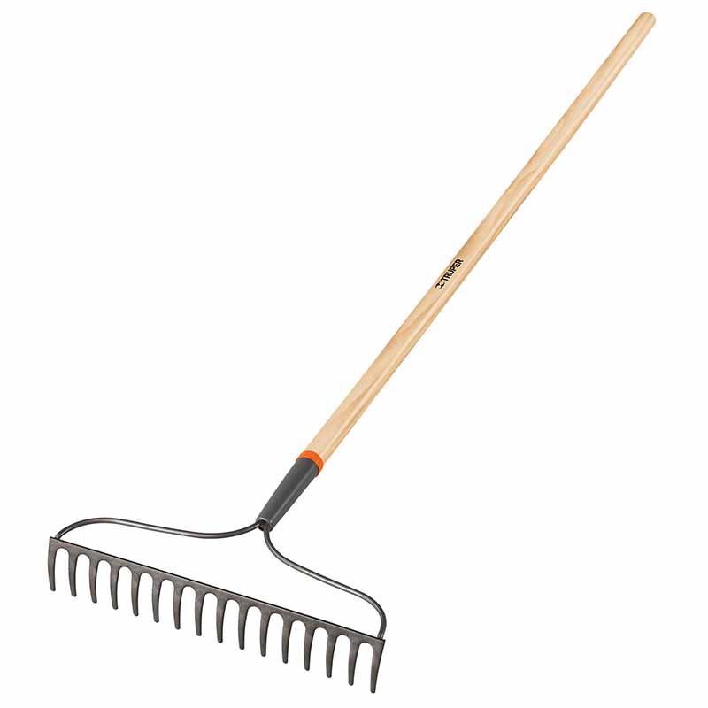 RASTRILLO JARDINERO CLASSIC, 16 DIENTES, MANGO 54', TRUPER