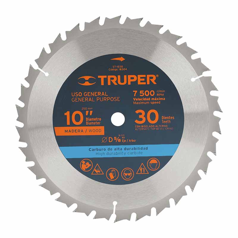 SIERRA 10"X30 DIENT CENTRO 5/8 ST-1030             