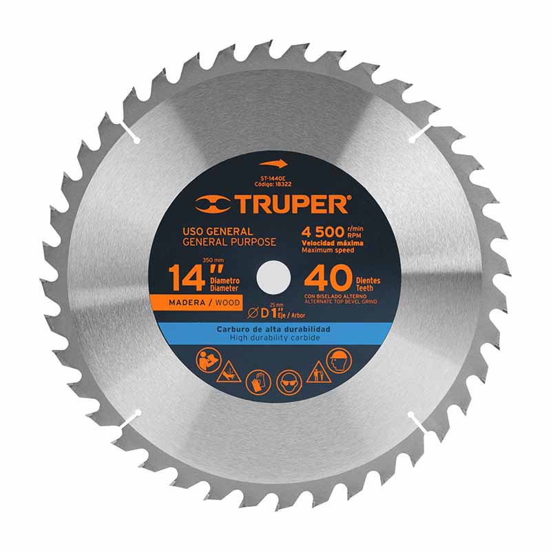 SIERRA TUNGSTENO 14" ST-1440E TRUPER               