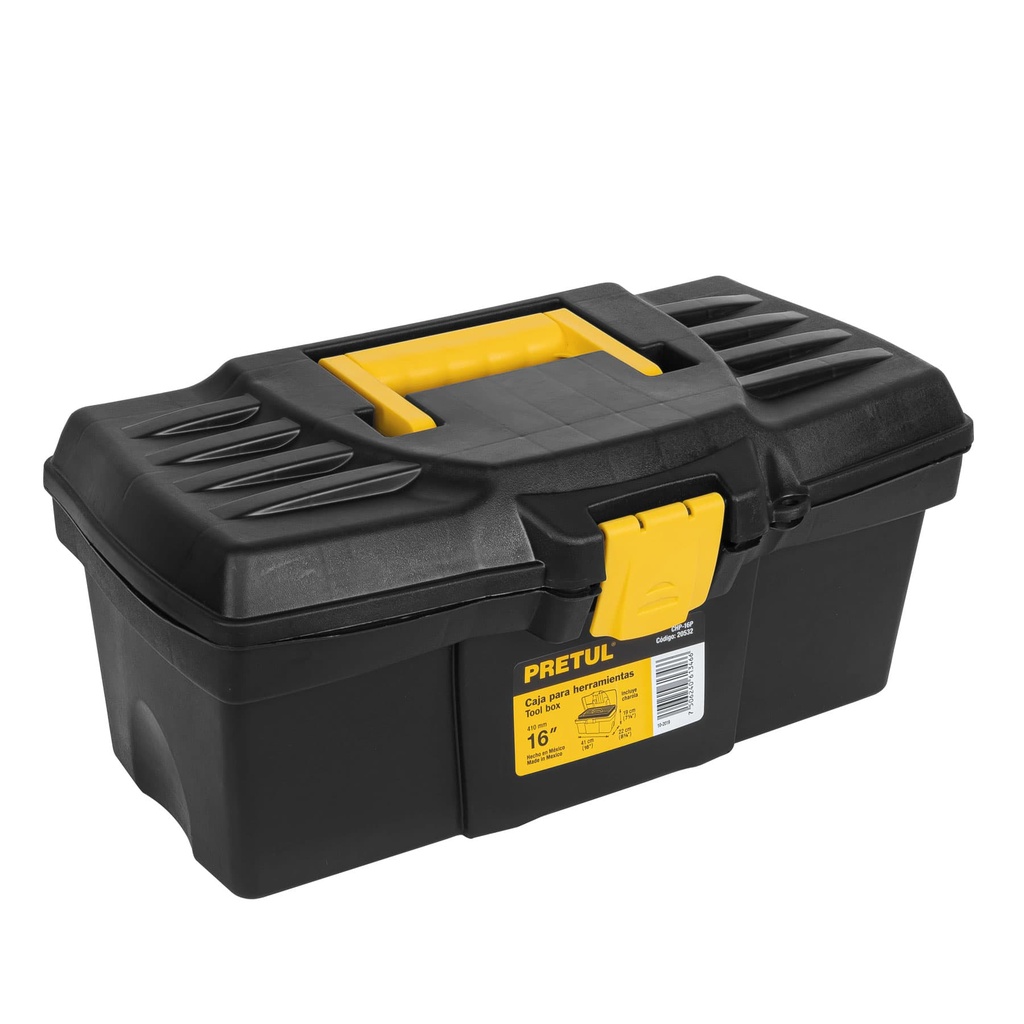 CAJA DE HERRAMIENTAS PLAS.16" CHP-16P PRETUL 