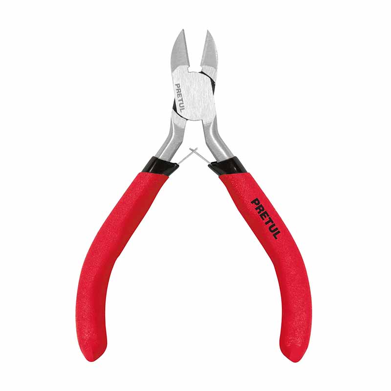 MINI PINZA DE CORTE DIAGONAL 4', PRETUL
