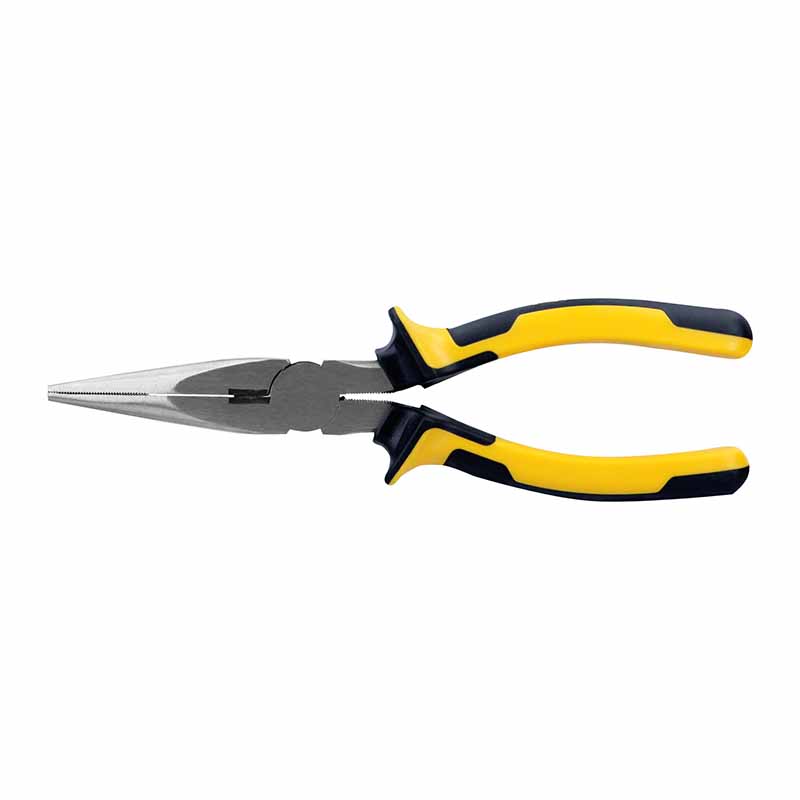 PINZA DE PUNTA Y CORTE 8' MANGO COMFORT GRIP, PRETUL