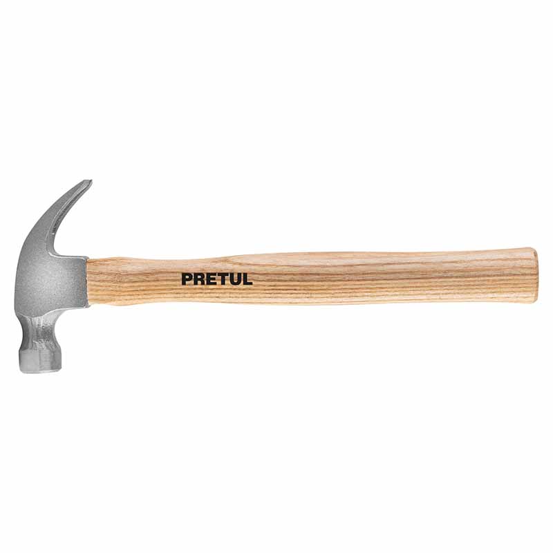MARTILLO UÑA CURVA 7 OZ, PRETUL