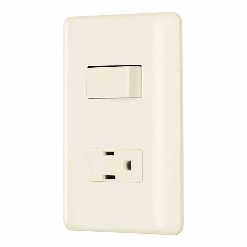 PLACA ARMADA INT Y CONTACTO PA-APCO-BI MARFIL VOLT 