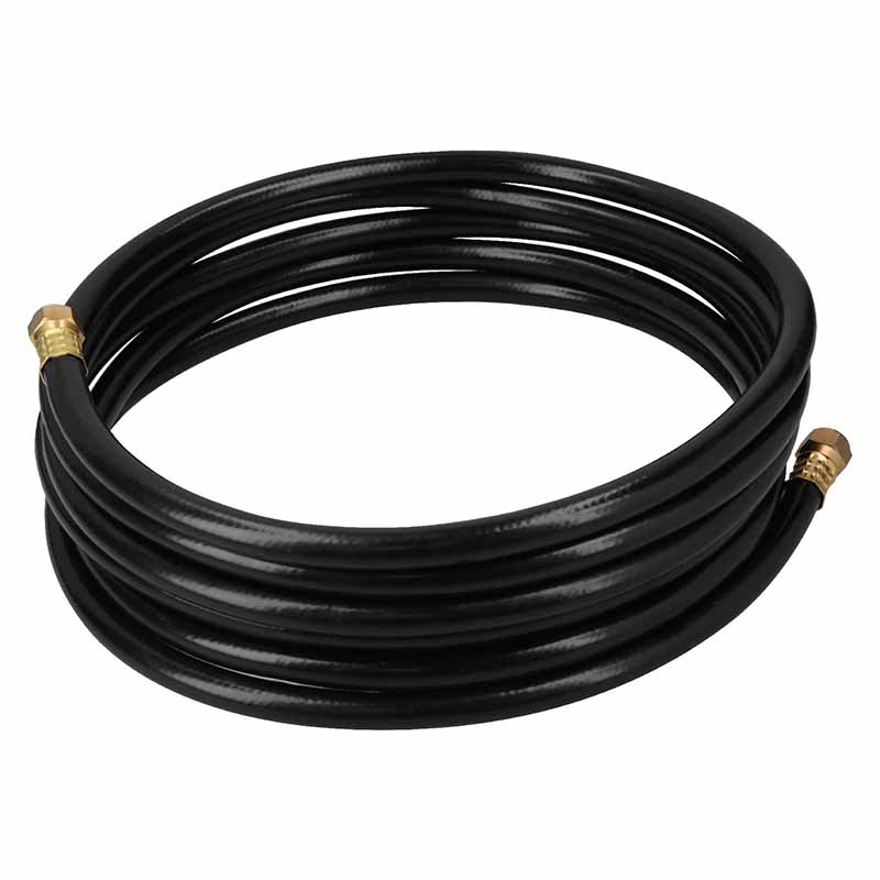 MANGUERA PARA GAS, PVC NEGRA, 3/8'X5 M, C/CONEXIÓN, FOSET