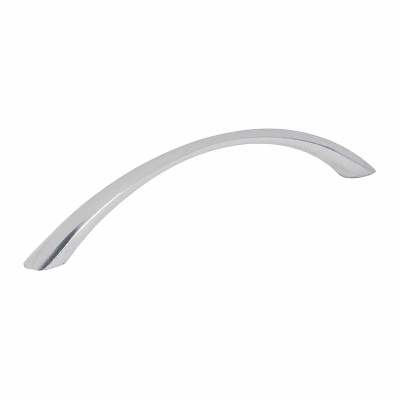 JALADERA METÁLICA DE 128MM ESTILO 'ARCO', NÍQUEL SATINADO